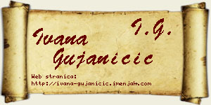 Ivana Gujaničić vizit kartica